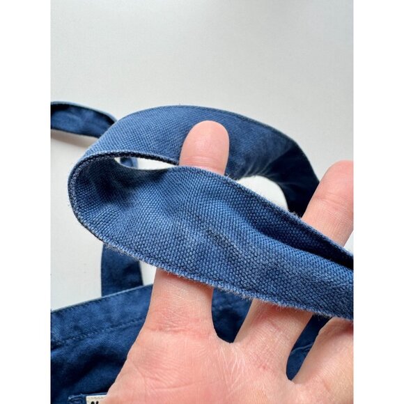 LUCY & YAK Original Blue Organic Cotton Canvas Overalls Dungarees, Size 4 - Picture 9 of 15